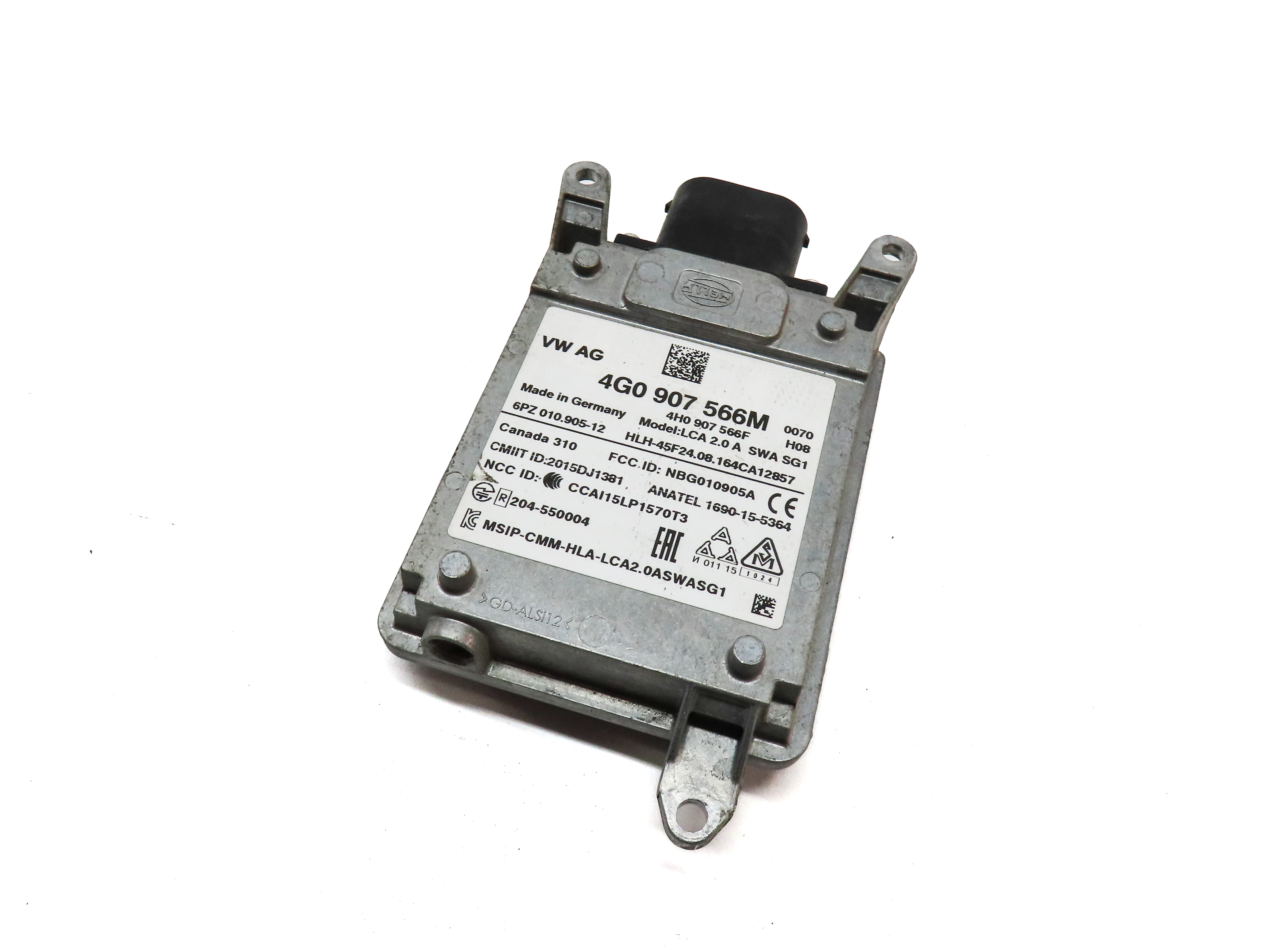 16-18 AUDI A6 A7 S6 S7 RS7 C7 4G8 REAR RIGHT BLIND SPOT RADAR SENSOR MASTER — exact item pictured